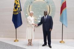 IMF Christine Laguarde and President Felix Tshisekedi - April 2019 Visit to Washington DC