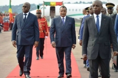 President Felix Tshisekedi and President of Congo Brazzaville Denis Sassou Nguesso